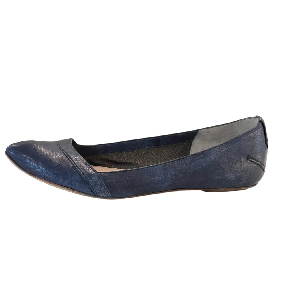 Costume National blue pointy ballet flats